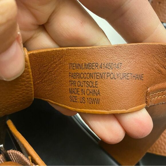 Torrid brown Flatform Gladiator plus size double wide Sandal 10WW - Picture 7 of 9